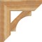 Ekena Millwork Westlake Slat Rough Sawn Bracket, Western Red Cedar, 6"W x 24"D x 24"H BKT06X24X24WTL06RWR - alternate 3